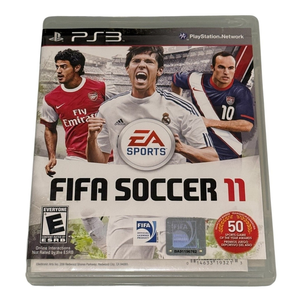 FIFA Soccer 11 PlayStation 3 PS3 Video Game Complete EA Sports Soccer Futbol